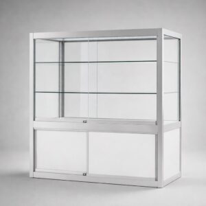 LuxLine™ Classic Counter Storage Glass Display Cabinet