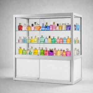 LuxLine™ Classic Counter Storage Glass Display Cabinet