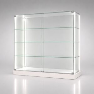 ClearEdge™ Wide Counter Glass Display Cabinet