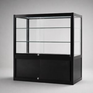 LuxLine™ Classic Counter Storage Glass Display Cabinet