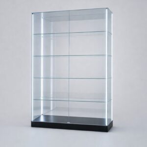ClearEdge™ Wide Mirror Glass Display Cabinet