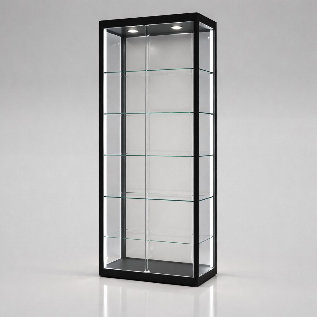 LuxRise™ Glass Display Cabinet - Hobbs Displays