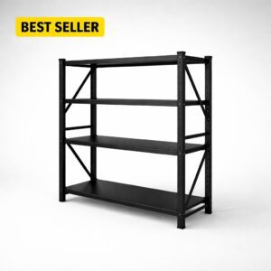200kg Steel Shelving – 1.6m High – 500mm Deep (Single Bay)