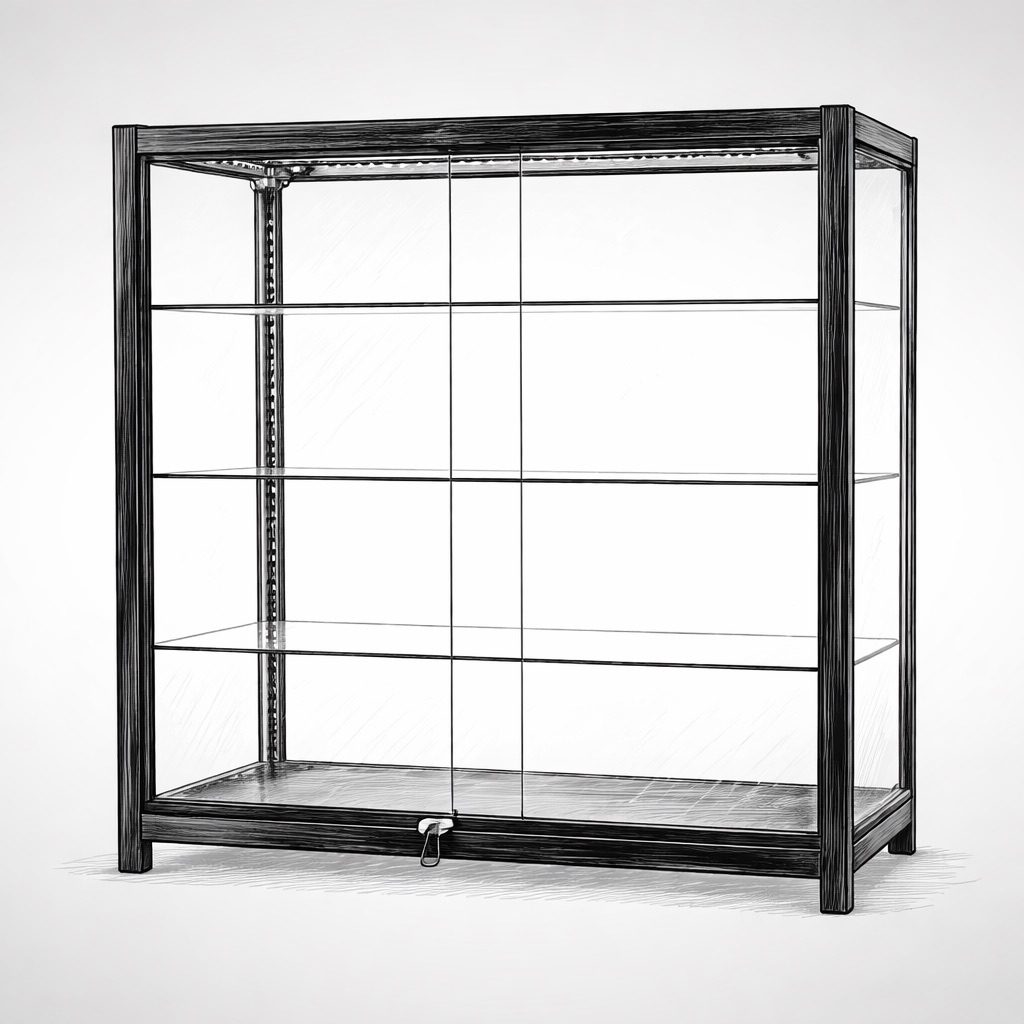 Glass Display Counters | LED-Lit, Lockable | Perth WA