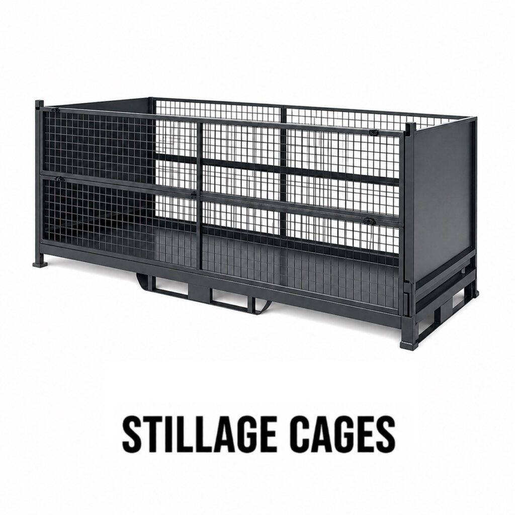 Heavy-duty stillage cages