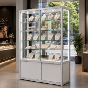 LuxGuard™ Storage Glass Display Cabinet