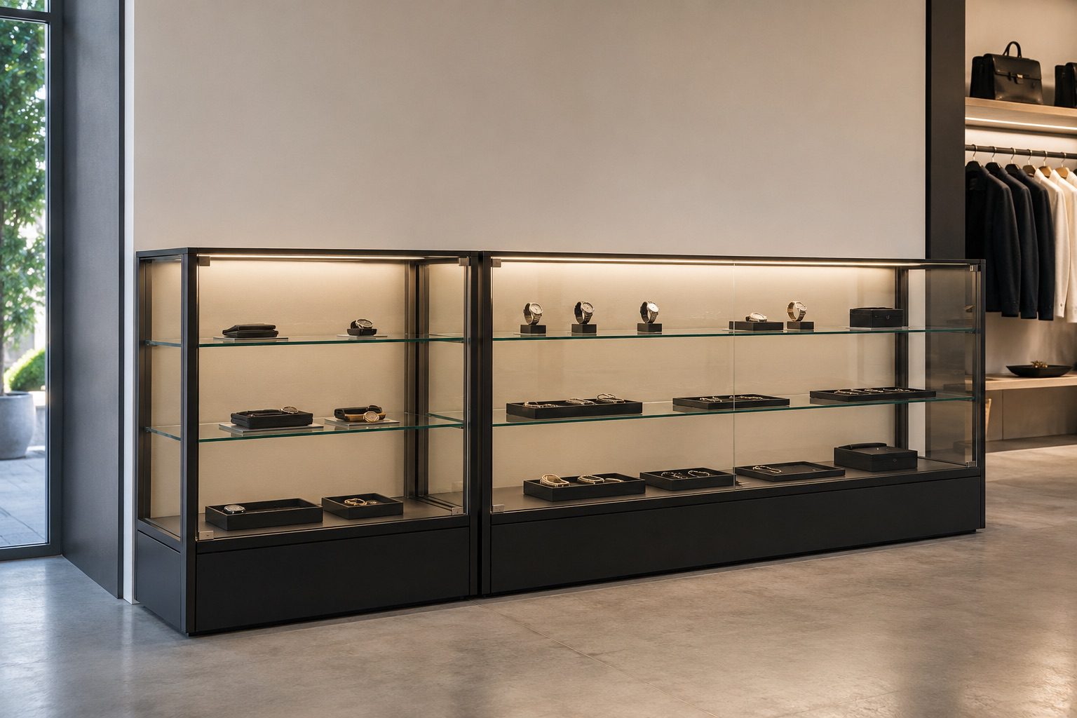 Glass Display Counter Layout: Budget Shopfit Guide